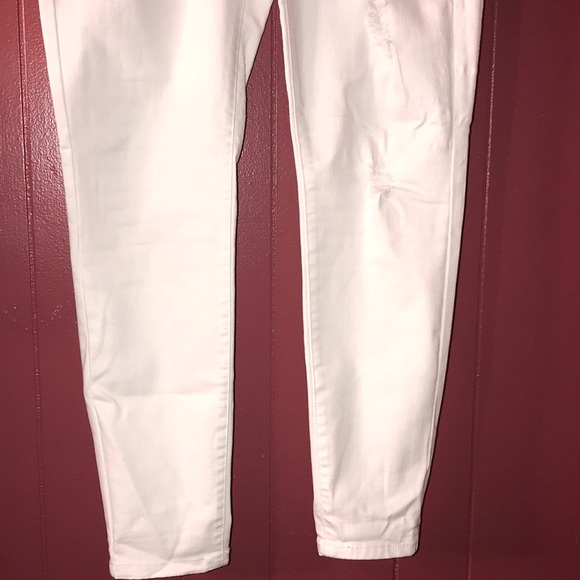 White Ripped Jeans - Picture 3 of 9